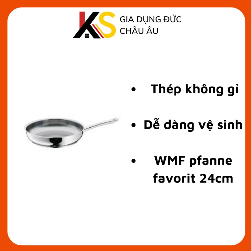 WMF Pfanne Favorite กระทะสแตนเลส 20/24/28ซม. แบน