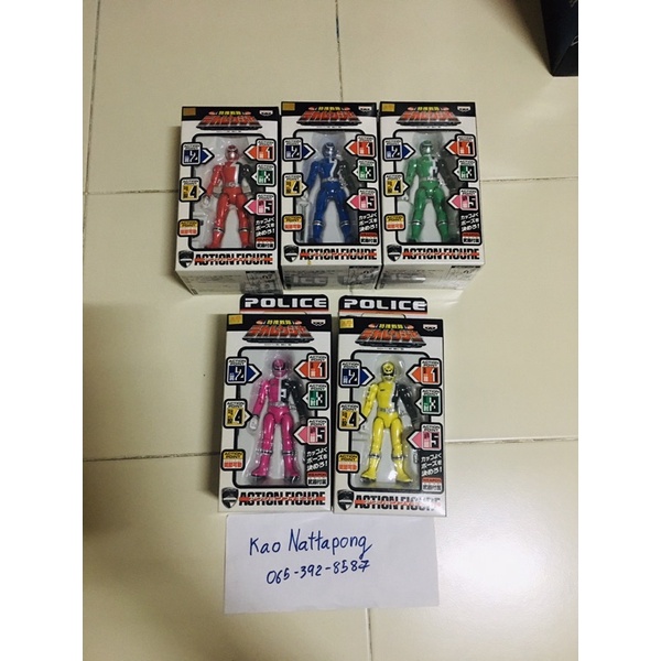 Action figure dekaranger (ครบชุด)