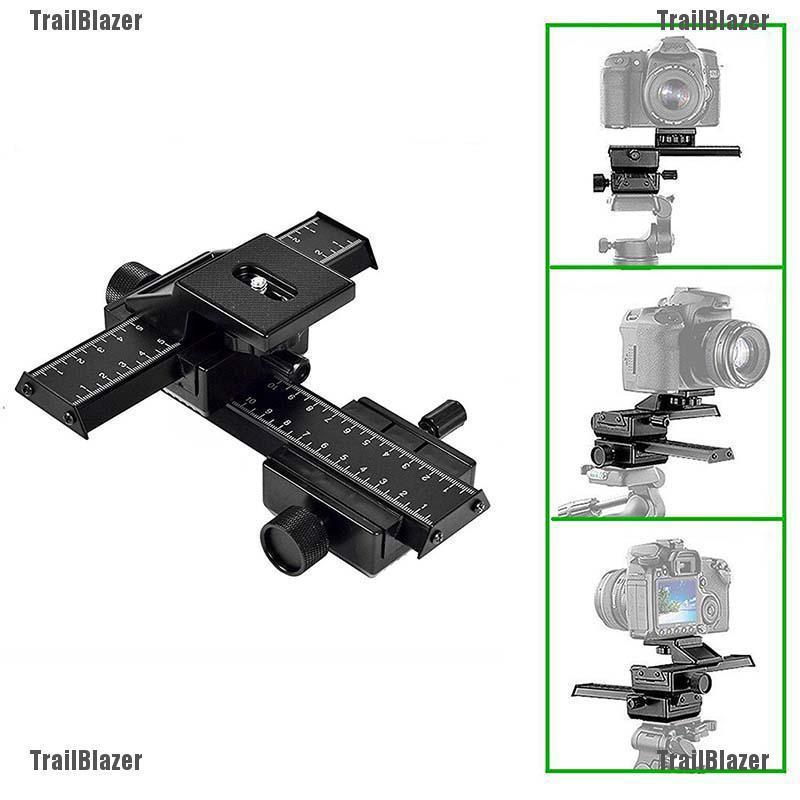 รางเลื่อนมาโครโฟกัส 4 ทาง สําหรับถ่ายภาพระยะใกล้