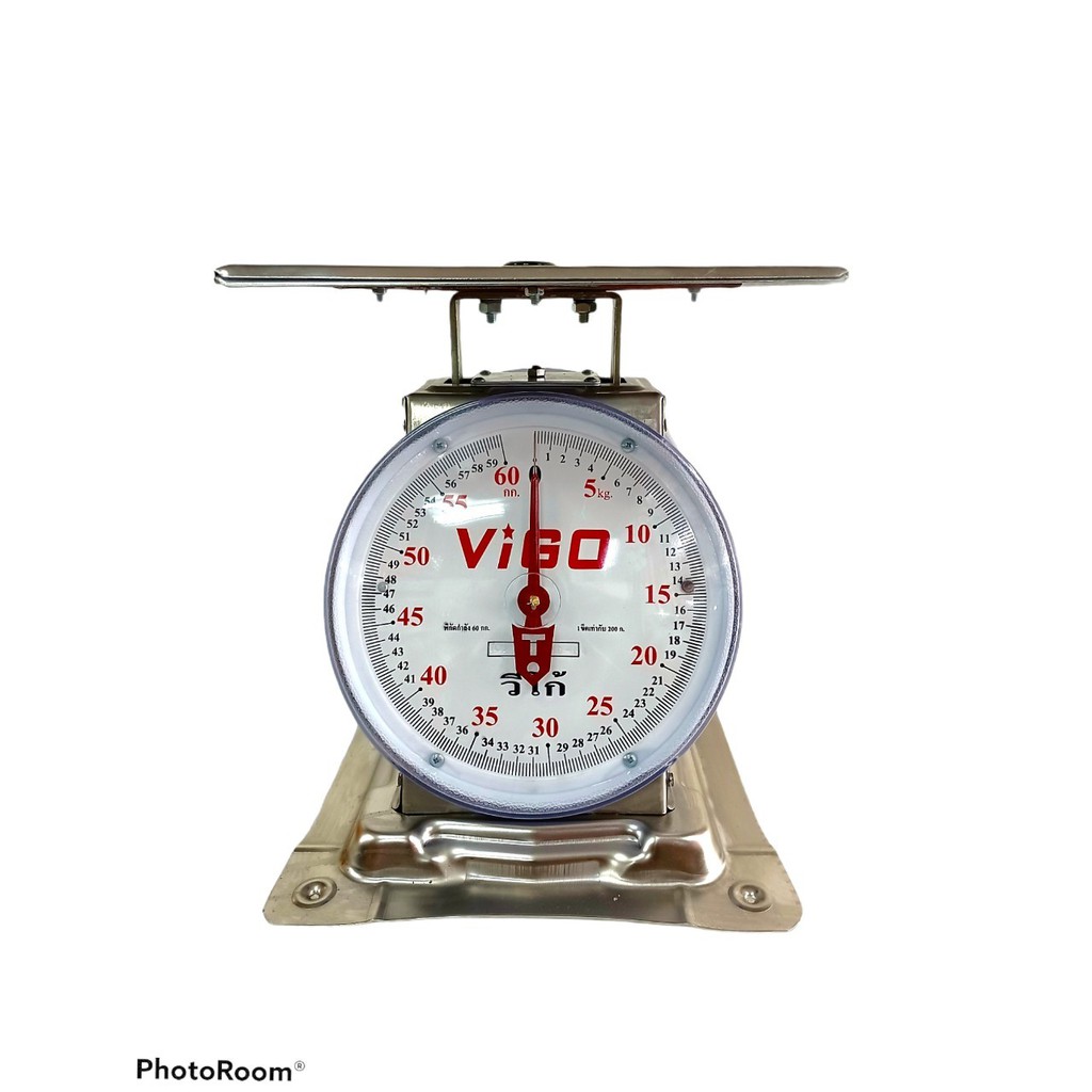 ตาชั่ง ตราวีโก้สแตนเลส 60 กิโล/เครื่องชั่งน้ำหนัก ตราวีโก้สแตนเลส น้ำหนัก 60 กิโลกรัม (04-0058)