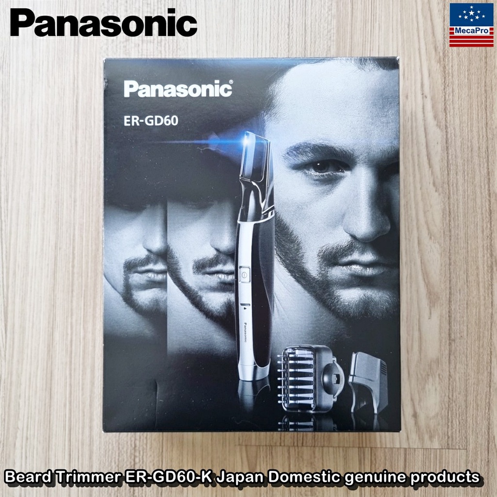 Panasonic® Beard Trimmer ER-GD60-K Japan Domestic genuine products พานาโซนิค เครื่องโกนขนไฟฟ้า