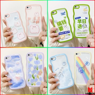 เคส iPhone 6 6S 7 8 6 PLUS 6S PLUS 7 PLUS 8 PLUS เคสโทรศัพท์ลายคลื่นลูกใหม่กำลังเป็นที่นิยม BB