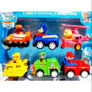 รถหมาPAW PATROL ชุด6คัน