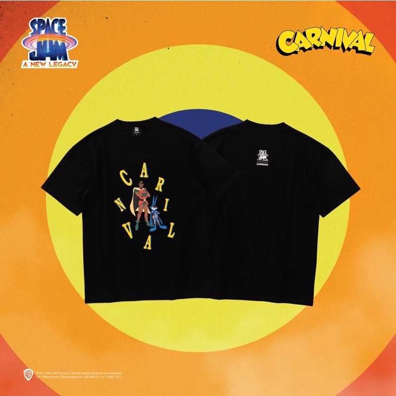 💥พร้อมส่ง💥‼️ เสื้อยืด Carnival X Space jam BATMAN &amp; ROBIN T-Shirt Black