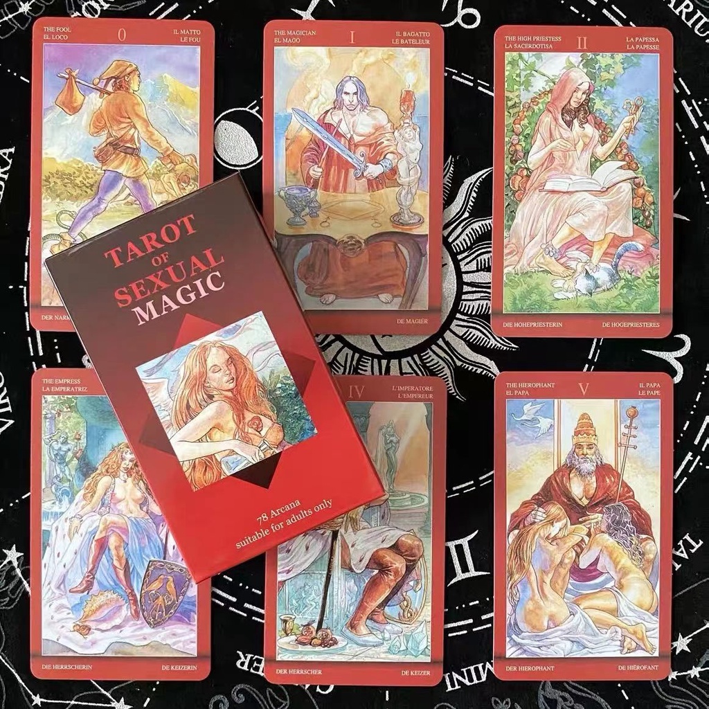 Sensual Magic Tarot-เกมการ์ด-บอร์ดแบบกําหนดเองของมายากลทางเพศ