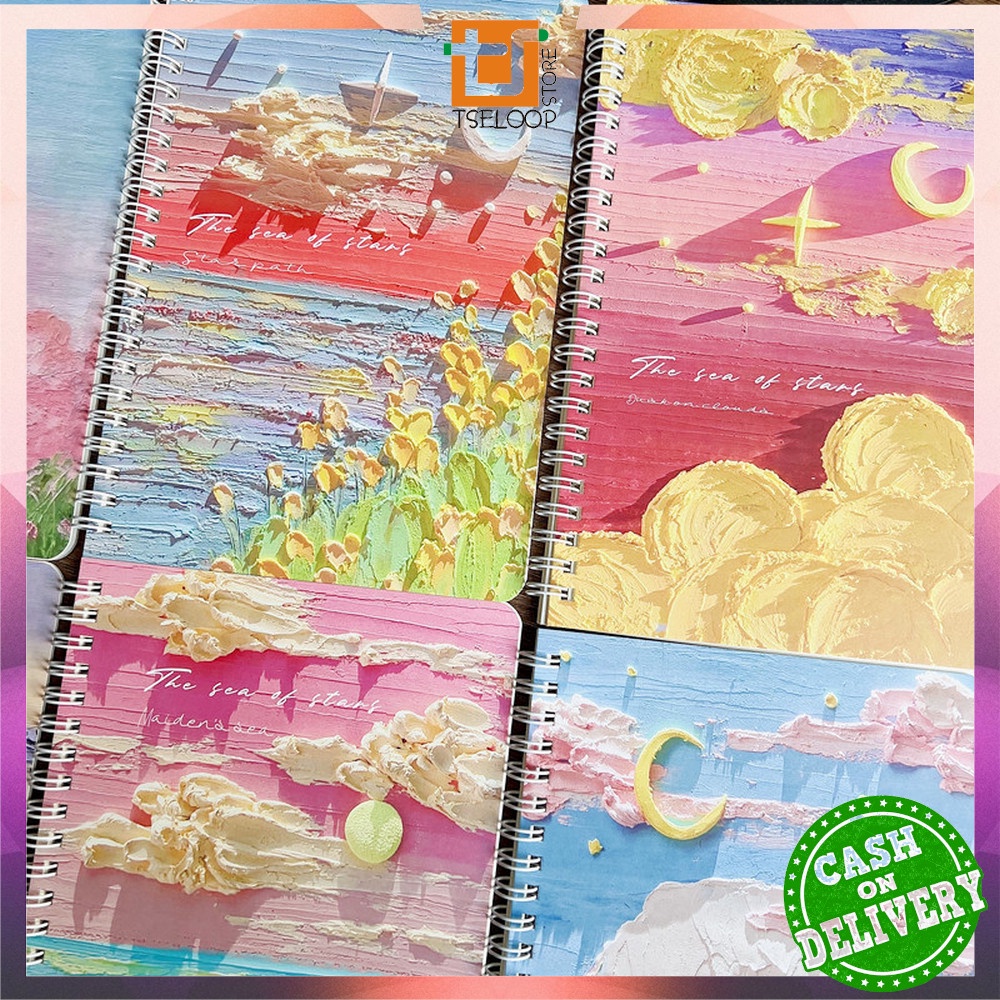 OFM-A32 Notebook Ring A5 / Notebook Journal / A5 Spiral Notebook Aesthetic / Spiral Agenda Book