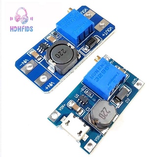 MT3608 Adjustable Boost ule 2A Boost Plate Step Up ule with Micro-USB 2V-24V To 5V 9V 12V 28V