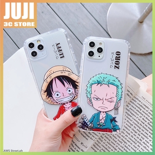 Cartoon One piece Luffy Sauron case iphone XS 11 Pro MAX XR X 7 8 6 6S plus fashion soft Transparent shockproof cover