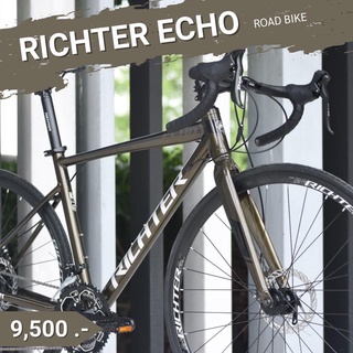 **ผ่อนได้แถมหมวก**เสือหมอบ RICHTER รุ่น ECHO เฟรม Aluminium ซ่อนสาย ,ดีสเบรค 20 สปีด