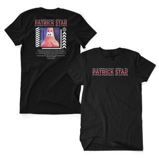 【เสื้อยืดใหม่】เสื้อผ้าผชเสื้อยืด ผ้าฝ้าย พิมพ์ลาย Patrick STAR LOVE 30s Distro สําหรับผู้ชาย และผู้หญิงS-5XL