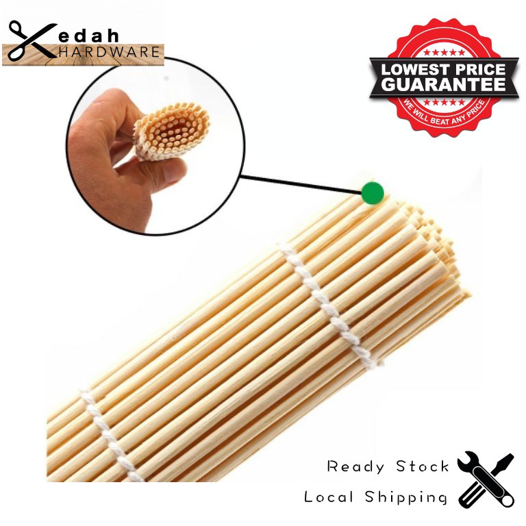 Bamboo Stick Roller เกาหลี cusine kimbap ไม้