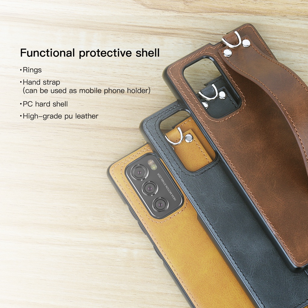 Hand Band Case for LG Wing Wrist Strap Phone holder stand Luxury Coque ...