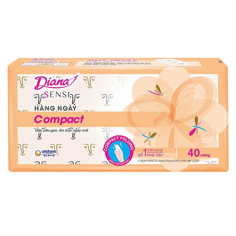 Diana Sensi Compact Daily Tampons แพ ็ ค 40 ชิ ้ น