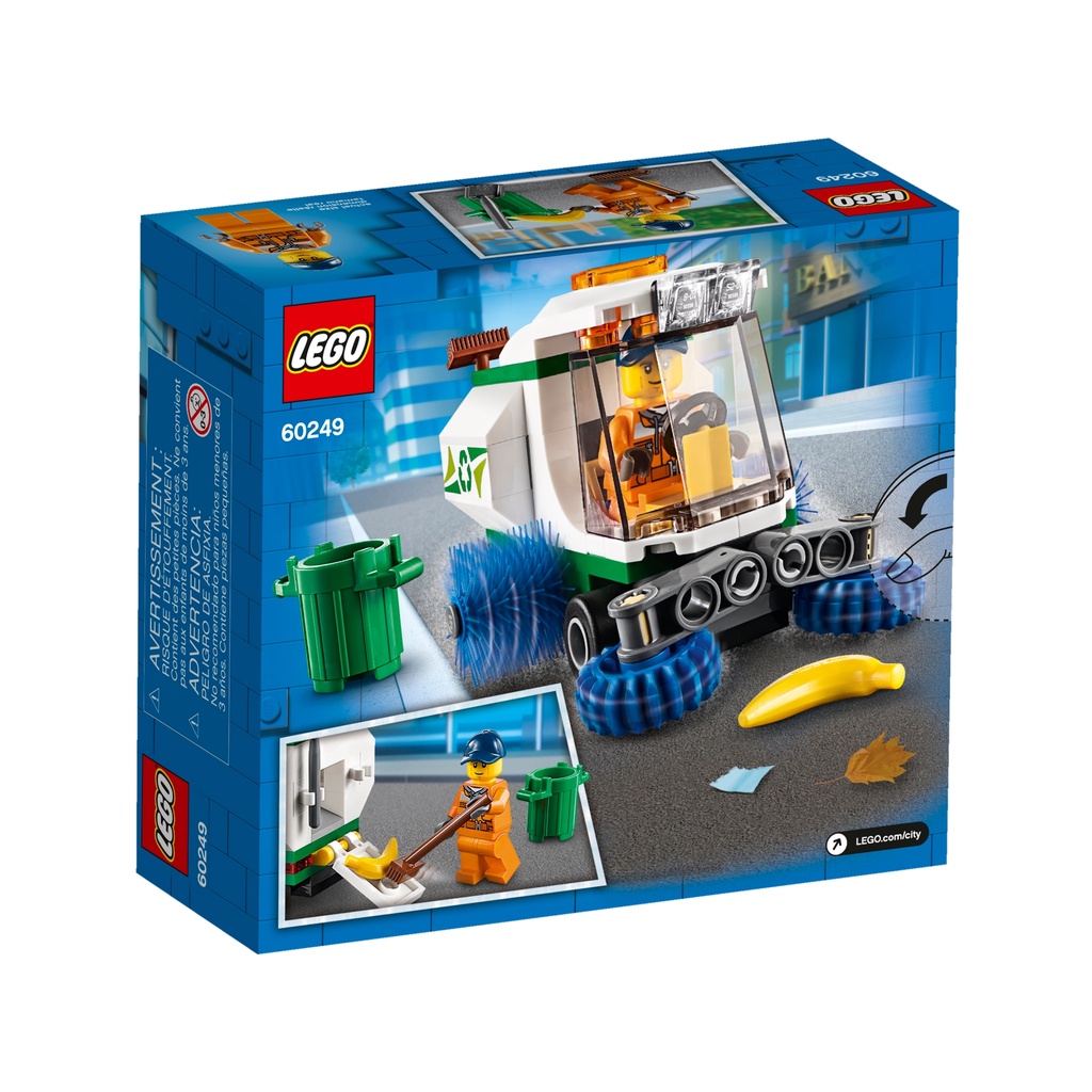 Lego 60249 เครื่องกวาดพื้นถนนเมือง