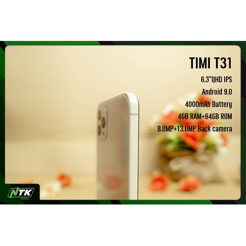 โทรศัพท์มือถือ TIMI T31 หน้าจอ 6.3 นิ้ว Ram 4GB/Rom 64GB รับประกัน 1 ปี ...
