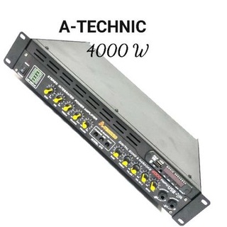 แอมป์ขยาย A-TECHNIC /4000W  รองรับสัญญาณ บลูทูธ USB/SD CARD/FM/MIC-2/แอมป์ขยาย4000W A-TECHNIC MODEL.910/-มีช่องเสียบไมค์