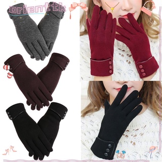 Orienttk 1 Pair Fashion Touch Screen Gloves Graceful Winter Warm Windproof Skiing Accessories