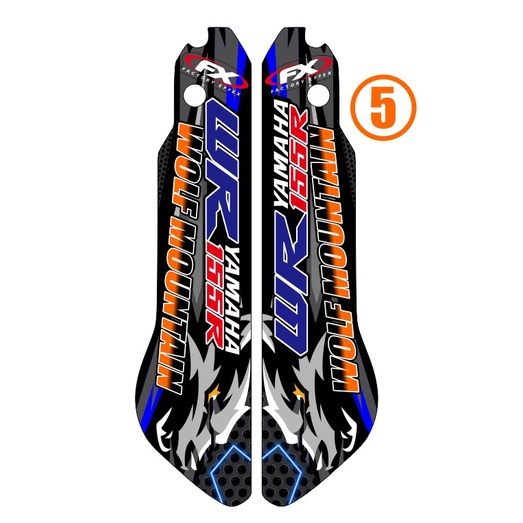 YAMAHA WR155R สติกเกอร์ติดการ์ดโช้คหน้า - รูปที่ 4