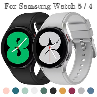 สายนาฬิกาข้อมือซิลิโคน สไตล์สปอร์ต สําหรับ Samsung Galaxy Watch 5 4 44 มม. 40 มม. Galaxy 5 Pro 45 มม. Galaxy Watch4 Classic 46 มม. 42 มม.