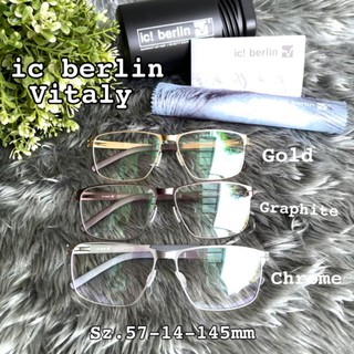 🤩🤩พร้อมส่ง กรอบแว่น ic berlin VITALY ic -0003