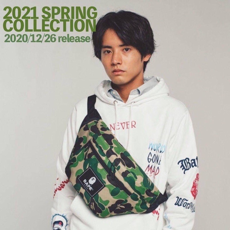 A Bathing APE Bape Waist bag 1st CAMO 2021 lastest edition Camouflage