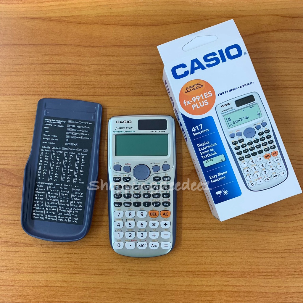เครื่องคิดเลข เครื่องคิดเลขวิทยาศาสตร์ Casio Fx-991ES Plus (fn417) ของใหม่ แท้100% มีประกัน สินค้าพร้อมส่ง
