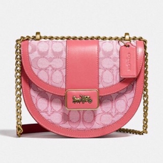 COACH ALIE SADDLE BAG JACQUARD IN SIGNATURE