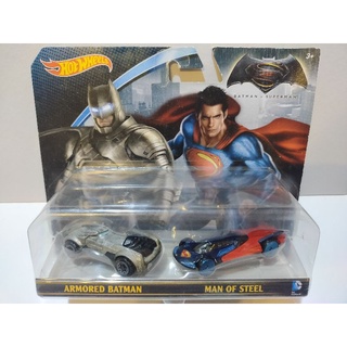 รถเหล็ก Hot Wheels ชุด BATMAN&amp;SUPERMAN ลิขสิทธิ์แท้