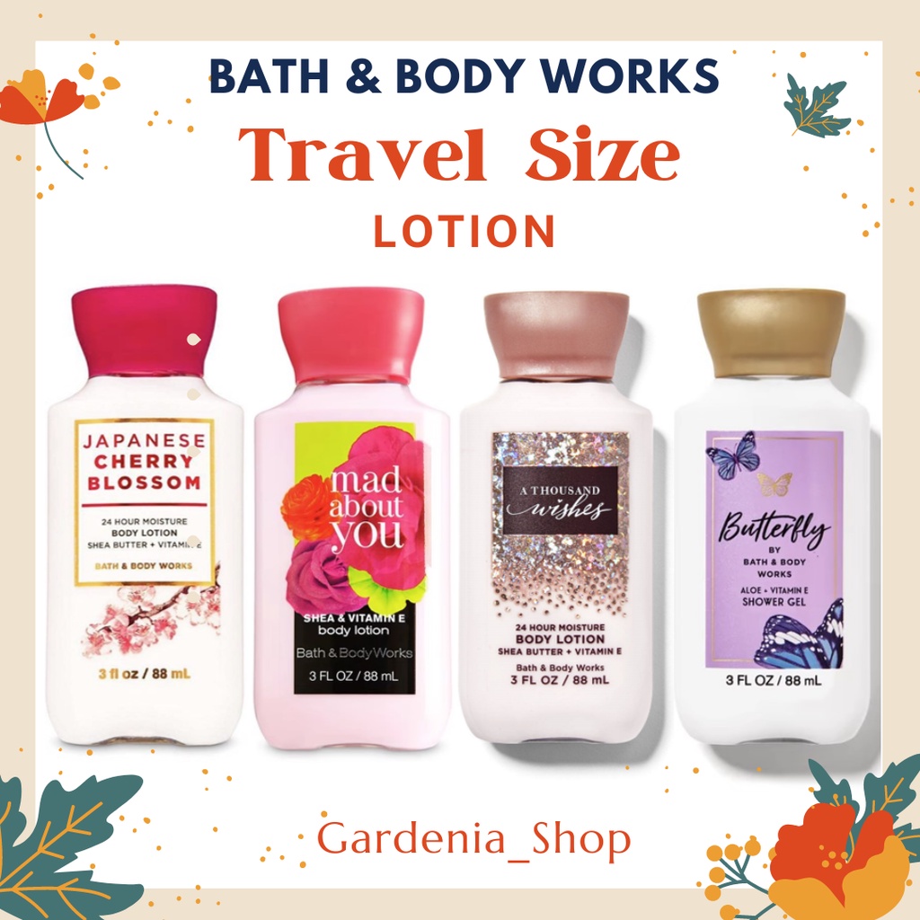 โลชั่น Travel Size Bath and Body Works Lotion 88ml ขนาดเล็ก ทดลอง พกพา mini มินิ Gardenia shop