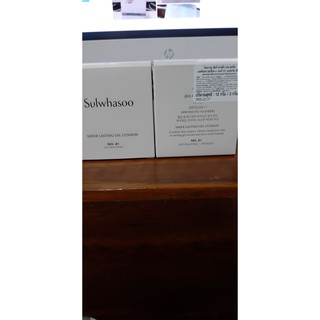 Sulwhasoo Sheer Lasting Gel Cushion 3g (ขนาดทดลอง ) # No.21 Natural Pink