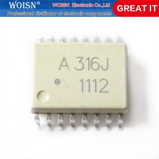 10pcs/lot A316J HCPL-316J HCPL316J 316J SOP16 In Stock