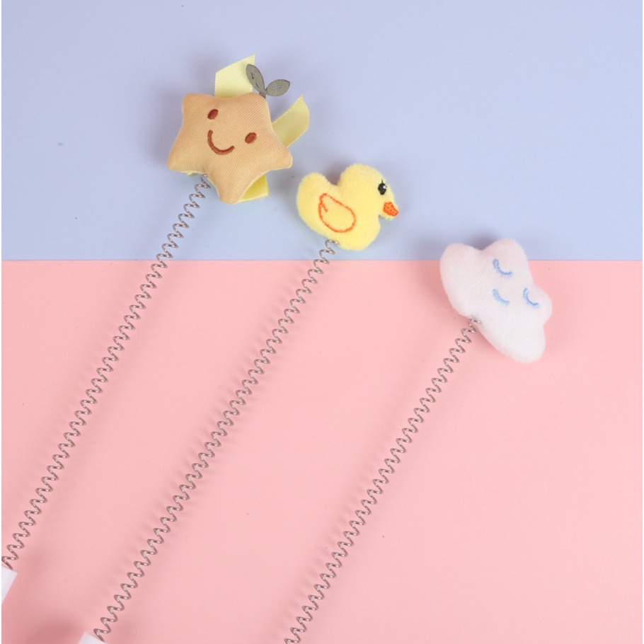 PP-191 ตุ๊กตาสปริง ของเล่นแมวติดที่ลับเล็บ ตุ๊กตาสปริงดีไซน์น่ารัก เสริมความสนุกให้กับแมวสุดรัก