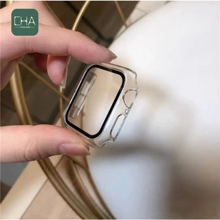 เคสแอปเปิลวอช + ฟิลม์กระจกในตัว case สําหรับ watch11 10 8 7 6 5 Se 4เคสกระจก ขนาด41.42.45.46mmเคสกระจก สําหรับแอปเปิ้ลวอ