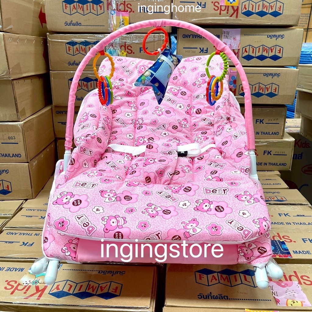 เปลโยก เปลไกว [ปรับได้ 3 ระดับ] รับน้ำหนักได้ 10-15 kg. (สินค้าคุณภาพ อายุการใช้งานยาวนาน)