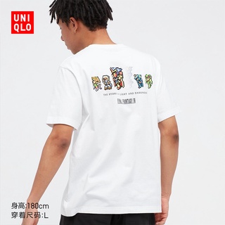 เสื้อยืดแขนสั้น พิมพ์ลาย Uniqlo UT Final Fantasy สําหรับผู้ชาย 449077ยืด.สบาย.รัก