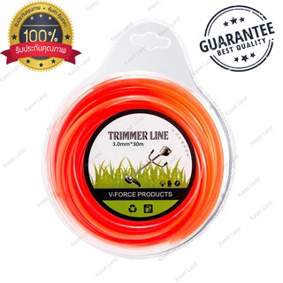 (30ม.)TRIMMER LINE เอ็นตัดหญ้าเหลี่ยม 3 มิล 30 เมตร(เอ็นหนาเหนียวพิเศษ) N-3X30M