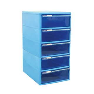 ตู้เอกสาร 5 ชั้น โครงฟ้าลิ้นชักฟ้า ออร์ก้า TCB-5BB/File Cabinet 5-Drawer Blue Frame ORCA Blue Drawer TCB-5BB