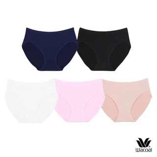 Wacoal Surprise Panty กางเกงในใส่สบายวาโก้ รูปแบบ Bikini แพ็ค 5 ชิ้น รุ่น WU1C34/WU1F34 คละสี (BL,BE,CP,CR,PU)