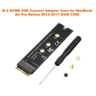 (สำหรับMacเท่านั้น)M.2 NVME SSD Convert Adapter Card for MacBook Air Pro Retina 2013-2017 for A1465 A1466 A1398 A1502