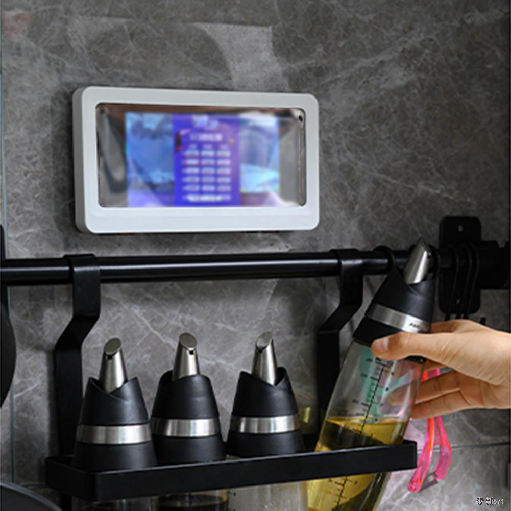 Phone Holder Waterproof Storage Case Box Wall Mounted All Covered