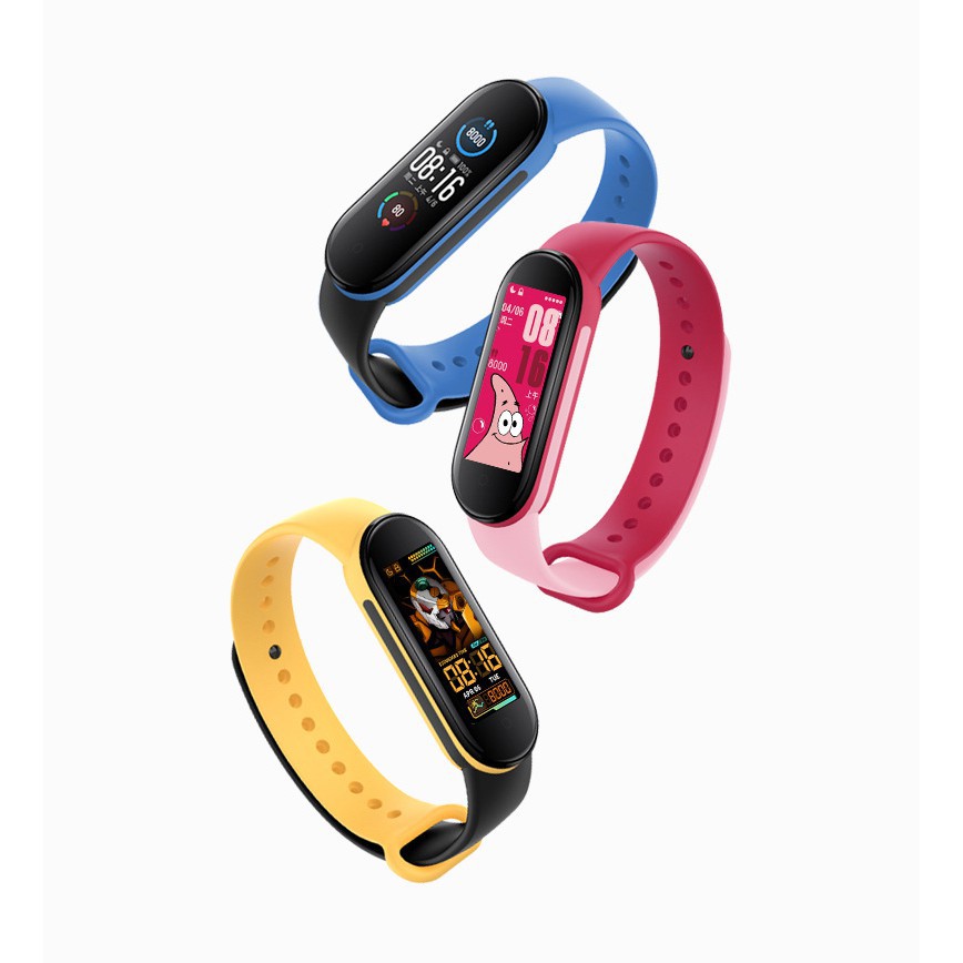 ☏▧สายสมาร์ทวอทช์ สายนาฬิกา ซิลิโคน Mi Band 3 4 5 6 นาฬิกา Smart Watch Xiaomi สมาร์ทวอช สายสำรอง สายซิลิโคน / COCO-PHONE
