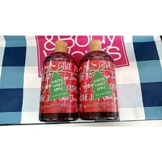 🧸Bath &amp; Body Works WINTER CANDY APPLE 2in1 Bubble Bath Body Wash Shower Gel 🧸