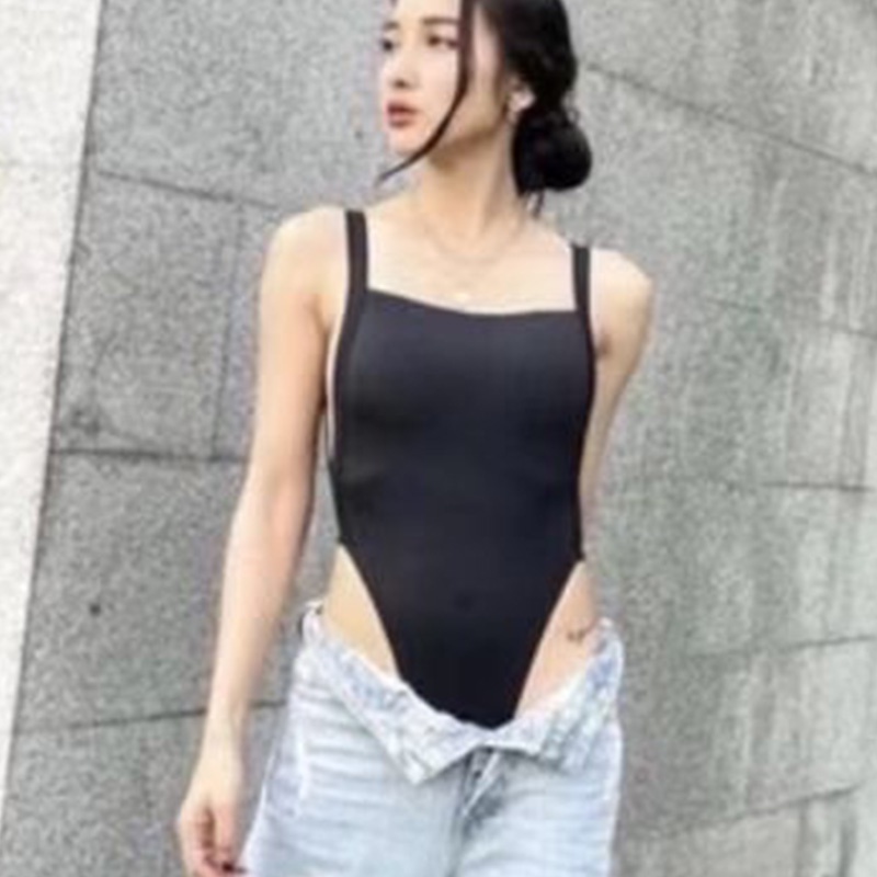 ชุดบอดี้สูท ชุดว่ายน้ำเว้าหลัง ชุดบอดี้สูทแบบใหม่แซ่บสายฝอต้องมีบอดี้สูทราคาขายส่งเนื้อดี - รูปที่ 3