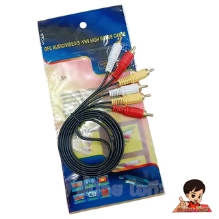 สาย RCA / AV / สาย3สี / สายหัวบัว ราคาถูก คุณภาพดี คุ้มค่า