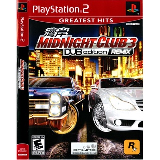 แผ่นเกมส์ Midnight Club 3 DUB Edition Remix PS2 Playstation 2 คุณภาพสูง ราคาถูก