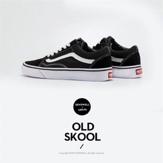 ส่งฟรีEMS🎉รองเท้าVans Old Skool Black+Grayสุดฮิต ❗️แท้💯%