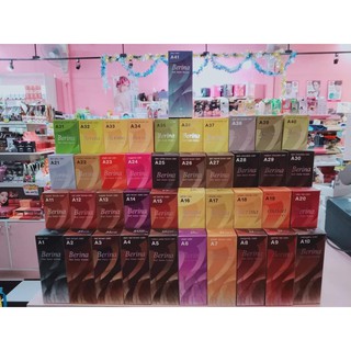 สีผมเบอริน่า ราคาถูก ของแท้ 100% A21-A40
