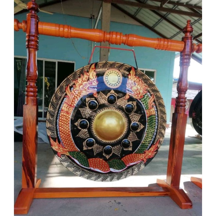 ขาตั้งฆ้อง ฐานตั้งฆ้อง ใช้แขวนฆ้องขนาดเส้นผ่าศูนย์กลาง 120 cm