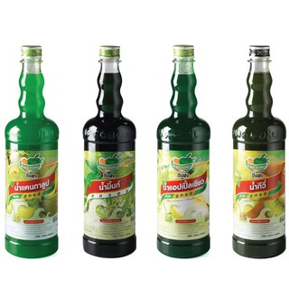 Hillkoff : น้ำผลไม้เข้มข้น น้ำเชื่อมแต่งกลิ่น Ding Fong Syrup ติ่งฟง ไซรัป ขนาด 750 ml.