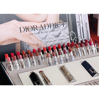 💥ฟรีถุงลิปสติก💥Dior ลิปสติก Addict - Shine Lipstick - Refillable , Lipstick Case (ปลอกลิปสติก Addict ขายแยกจากลิป) แท้ 💯